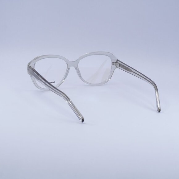 Saint Laurent SL411 004 Eyeglasses Transparent 57mm Square Frame - Picture 9 of 11